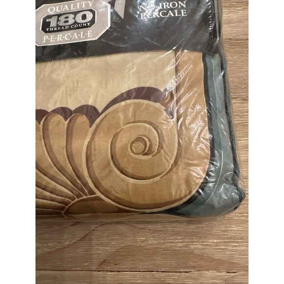 Vintage Royale Percale NO-IRON Cotton Blend 3 PCS Twin Sheet Set NEW - Picture 2 of 9